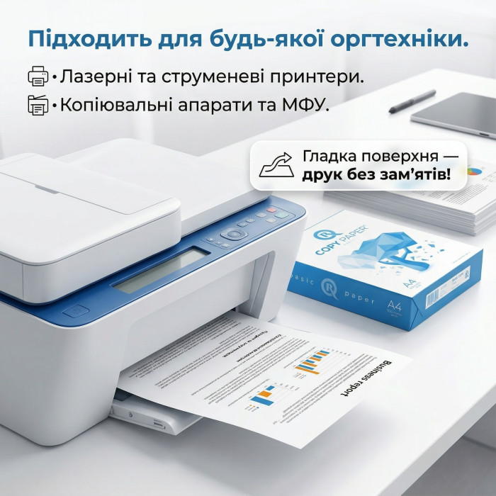 Папір офісний А4 80 г/м² 500 арк клас С BASIC COPY — купити InColor